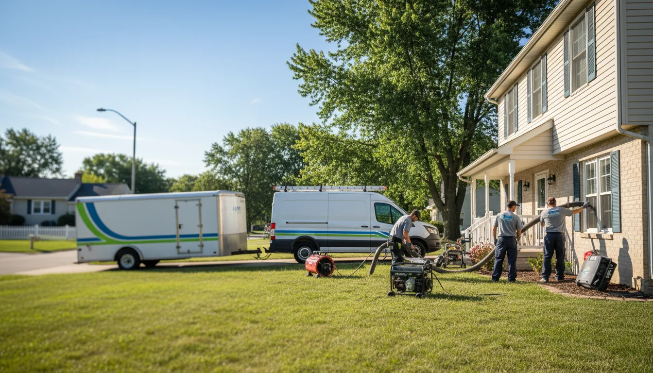 Flooded Basement Restoration And Cleanup With Repair in Volga, IA near me